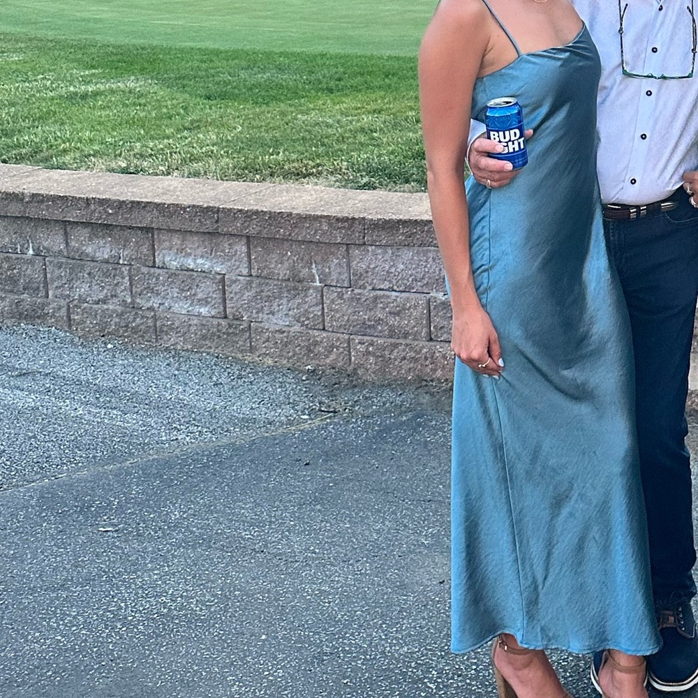 Billy J Blue Bridesmaid Dress